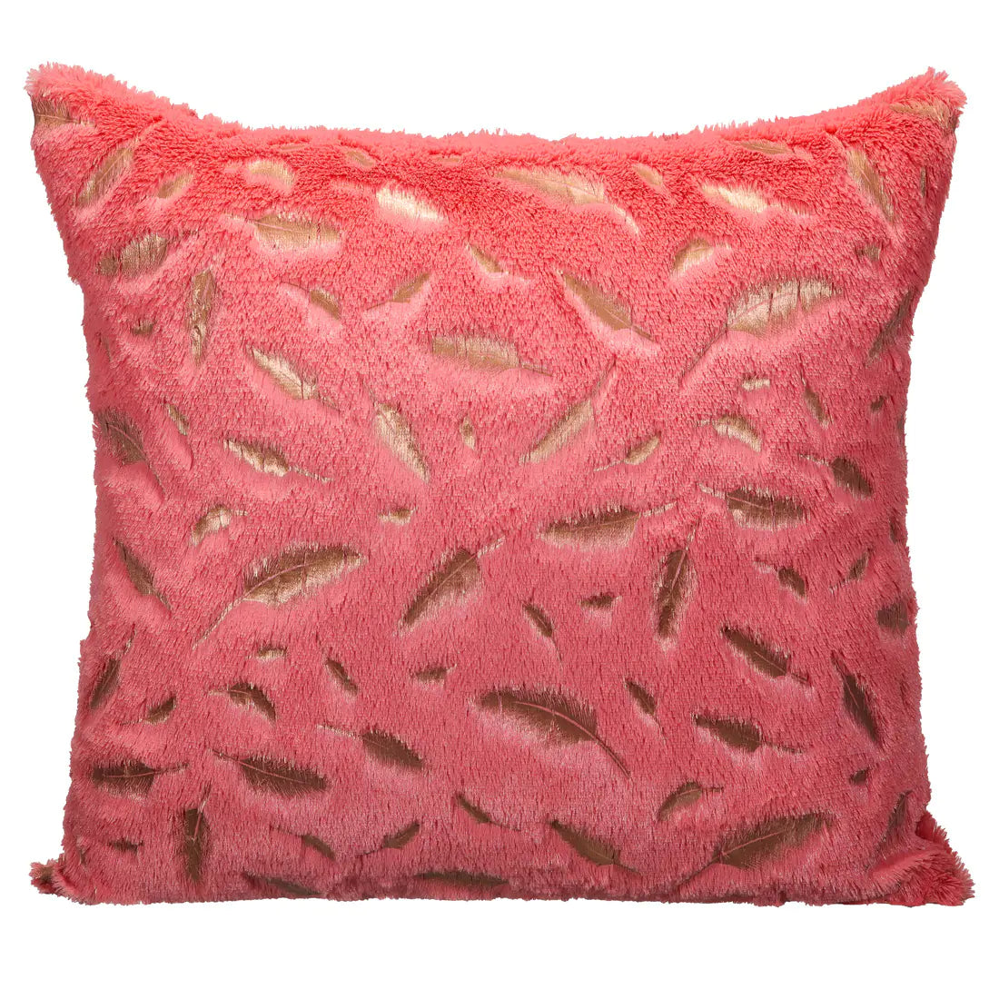 Bronzing Solid Color Imitation Feather Pillowcase