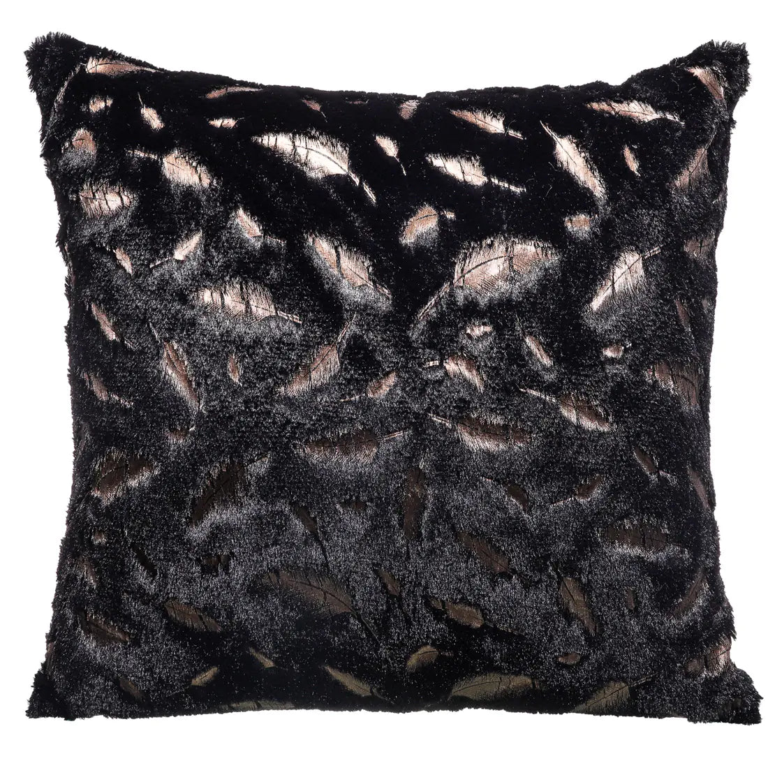 Bronzing Solid Color Imitation Feather Pillowcase
