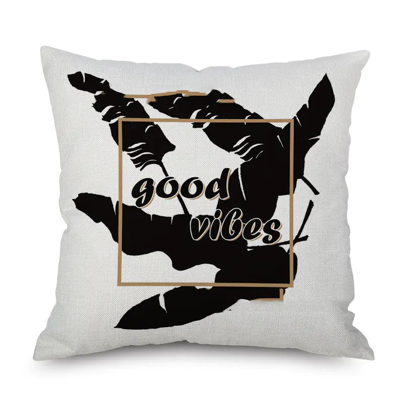 Linen Pillowcase for Car, Sofa, and Bedside Use