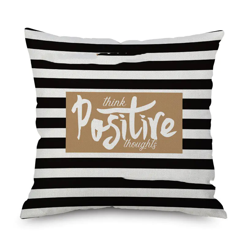 Linen Pillowcase for Car, Sofa, and Bedside Use